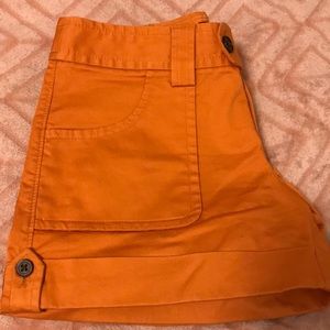Orange Banana republic shorts